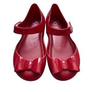 Igor Made in Spain Red Bow Mary Jane Shoes EU 29 / US 12 | Girls‎ Jelly Flats